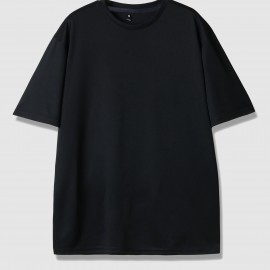 Men's Breathable Moisture-wicking Short Sleeve T-shirt For Spring And Summer